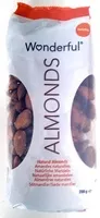 Sokerin määrä sisällä Almonds - Natural