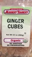 Sokerin määrä sisällä Ginger Cumes