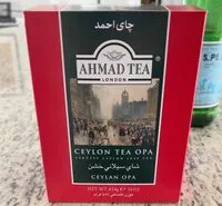 Количество сахара в Ahmad Tea