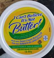 Sucre et nutriments contenus dans I-can t believe it s not butter