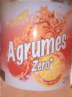 Sokerin määrä sisällä Agrumes zéro