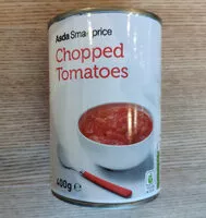 Sokerin määrä sisällä Chopped tomatoes