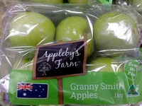 Sokerin määrä sisällä Fresh Granny Smith Apples