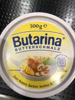Zuckermenge drin Butarina Butterschmalz