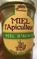 Sokerin määrä sisällä Miel acacia de France