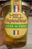 Sokerin määrä sisällä Miel acacia de France
