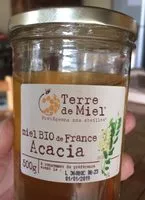 Sokerin määrä sisällä Miel Acacia Bio France - 500 GR - Terre De Miel