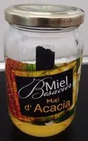 Sokerin määrä sisällä Miel d'acacia