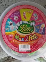 入っている砂糖の量 Lutti Max 2 Fizz
