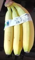 Sokerin määrä sisällä Banane BIO