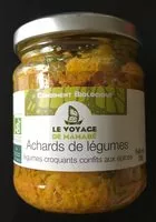 Sokerin määrä sisällä Achards de Légumes