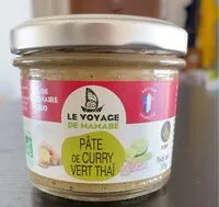 Quantité de sucre dans Pâte de curry vert thaï