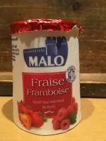 Quantité de sucre dans Yaourt aux fruits : fraises et framboises