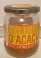 Sokerin määrä sisällä Miel liquide d'acacia