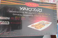 Sucre et nutriments contenus dans Yakitori