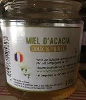 Cantidad de azúcar en Miel d'acacia de France