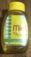 İçindeki şeker miktarı Miel d'acacia