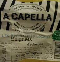 İçindeki şeker miktarı Beignets d'aubergines