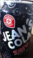 Sokerin määrä sisällä Jean's cola zero