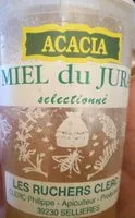 Cantidad de azúcar en Miel d'acacia du jura