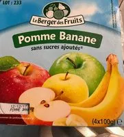 Quantité de sucre dans Pomme Banane