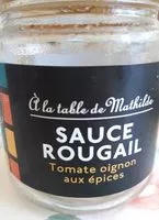 İçindeki şeker miktarı Sauce Rougail Tomate Oignon Aux épices a La Table De Mathilde