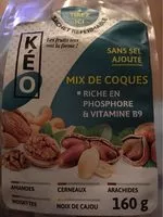 Sucre et nutriments contenus dans K-e o