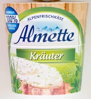 Количество сахара в Almette Kräuter