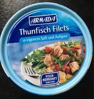 入っている砂糖の量 Thunfisch-Filets in eigenem Saft