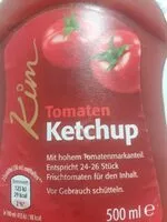 入っている砂糖の量 Tomaten-Ketchup