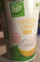 入っている砂糖の量 Cremiger Bio-Joghurt mild - 3,8 % Fett