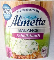 Количество сахара в Almette Schnittlauch