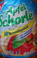Sokerin määrä sisällä Apfel Schorle