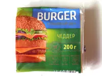 Burger сыр плавленый чеддер массовая доля жира в сухом веществе 45