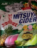 入っている砂糖の量 Mitsuya Cider