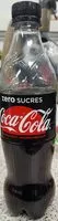 Sokerin määrä sisällä Coca-Cola Zéro sucres