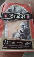 入っている砂糖の量 Brugge Fromage d'abbaye en tranches Corsé