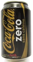 Quantité de sucre dans Coca-Cola Zero azúcar Zero cafeína