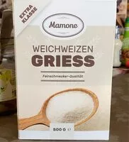 İçindeki şeker miktarı Weichweizen griess
