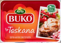 入っている砂糖の量 Buko - Typ Toskana