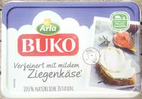 入っている砂糖の量 Buko - Verfeinert mit mildem Ziegenkäse