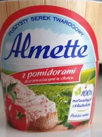 Количество сахара в Almette z pomidorami