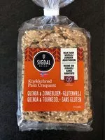 Pain craquant norvegien quinoa et tournesol sans gluten