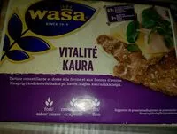 Azúcar y nutrientes en Wasa