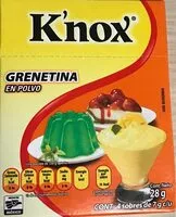 Azúcar y nutrientes en K-nox