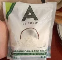 Cantidad de azúcar en Coco rallado A de Coco orgánico deshidratado