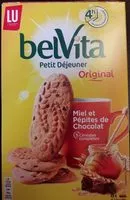 İçindeki şeker miktarı Belvita Original Petit-Déjeuner miel et pépites de chocolat