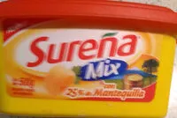 入っている砂糖の量 Margarina mix con mantequilla