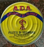 入っている砂糖の量 A. D. A Filetti di Sgombro all'olio