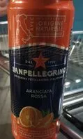 入っている砂糖の量 Aranciata Rossa (orange sanguine)